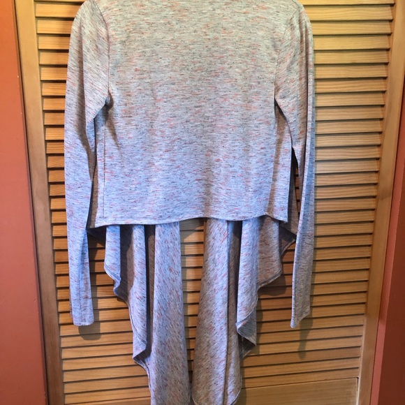 Anthropologie Gray Open-Front Cardigan - Picture 2 of 3